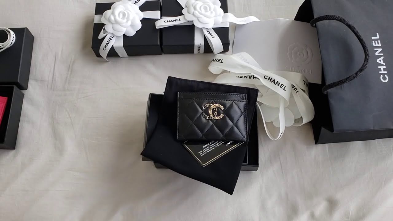 chanel belt bag black