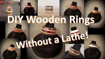 Scrap Wood Ring Without a Lathe!! DIY Wooden Rings, Etsy Products that Sell!