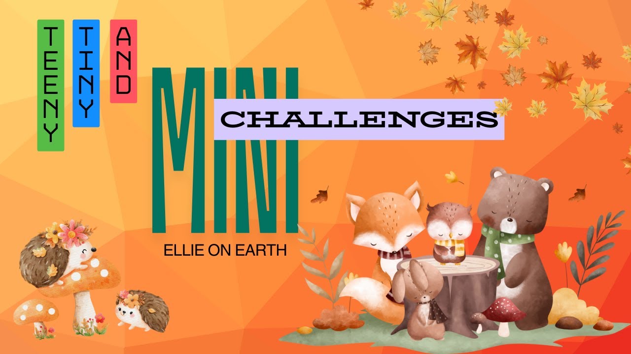 Teeny Tiny & Mini Challenges - Finishing 10!! - YouTube