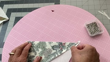 Winter Star block instructions using the Creative Grids Kitty Cornered Ruler