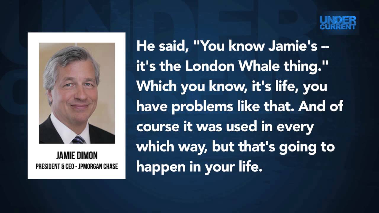 EXCLUSIVE - JPMorgan CEO on London Whale: "Shit Happens"