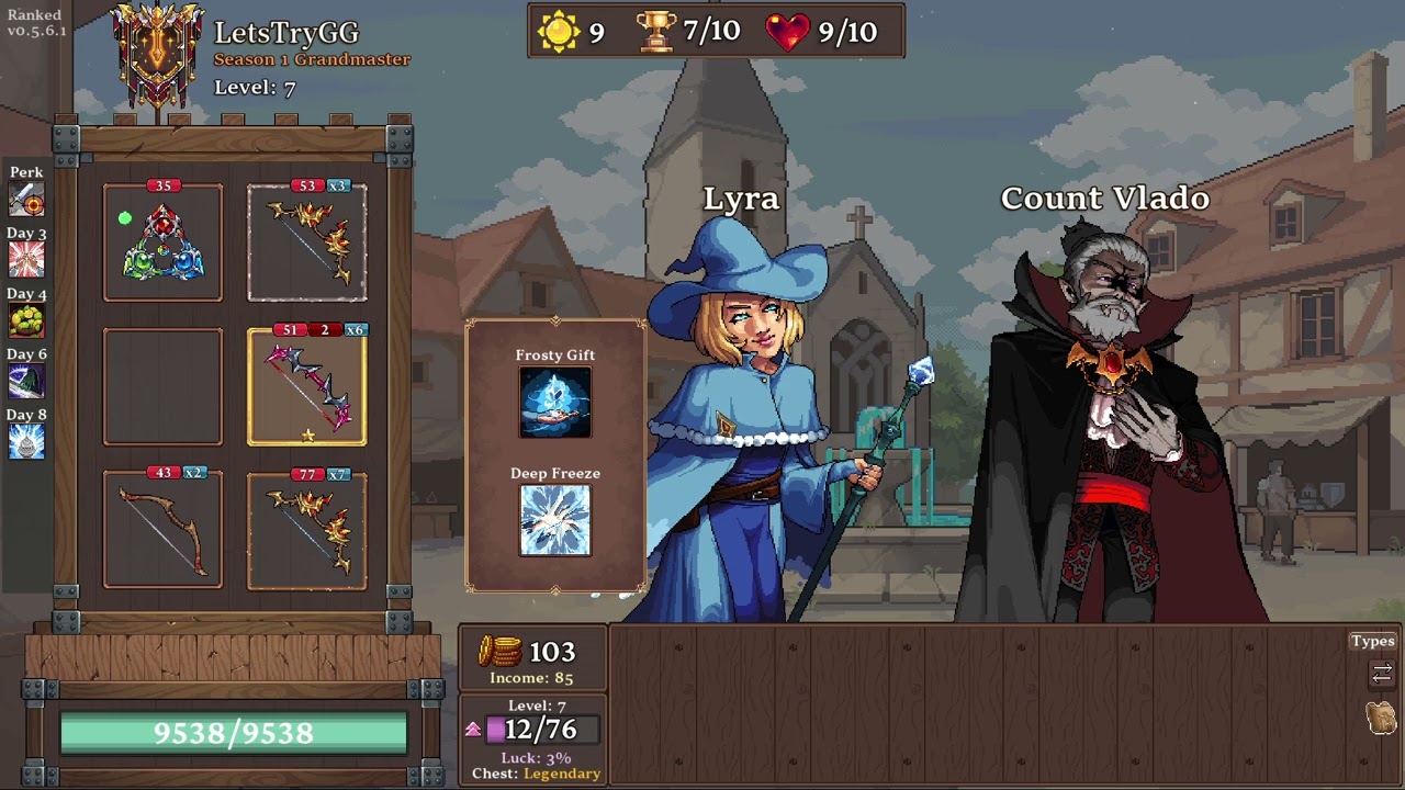 S2E187 Trigem and Moons, WinStreak 12 - Grandmaster, Oaken Tower