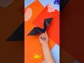 👻 Boom! This PAPER BAT Looks So Real — It Flies! 🦇 #shorts #diy