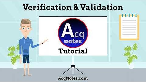 Verification & Validation (V&V) Tutorial
