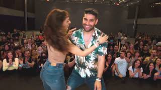 Video thumbnail of "Mike Bahía & Greeicy - Esta Noche / Marco y Sara Bachata Style / Instambul salsa congress 2021"