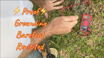 How To Prove Grounding Barefoot Is Real Using Voltmeter