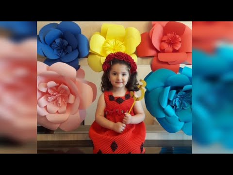 Rəngli kağızdan gül düzəltmək  цветок из бумаги paper flowers #paperflower #kagizgul #цветокизбумаги