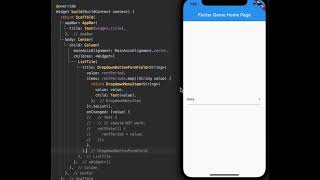 Flutter 2.2.2 dropdown error when selecting