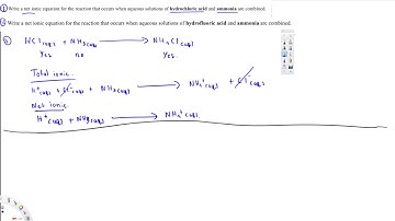 Net Ionic Equation - Example 3