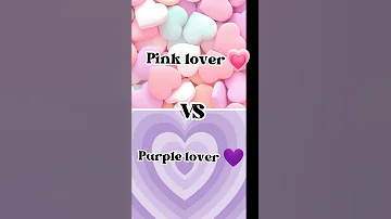 Pink lover💗 VS purple lover💜🥰😍||choose one||#princessalisham #shorts #pink #purple #lover #ytshorts