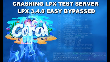 CRASHING CORALMC.IT | OFFICIAL LPX TEST SERVER CRASHED | LPX 3.4.0 BYPASSED
