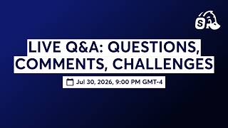LIVE Q&A: QUESTIONS, COMMENTS, CHALLENGES