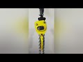 Popular selling mini hand chain hoist of dalian shuhui mechanical equipment coitd