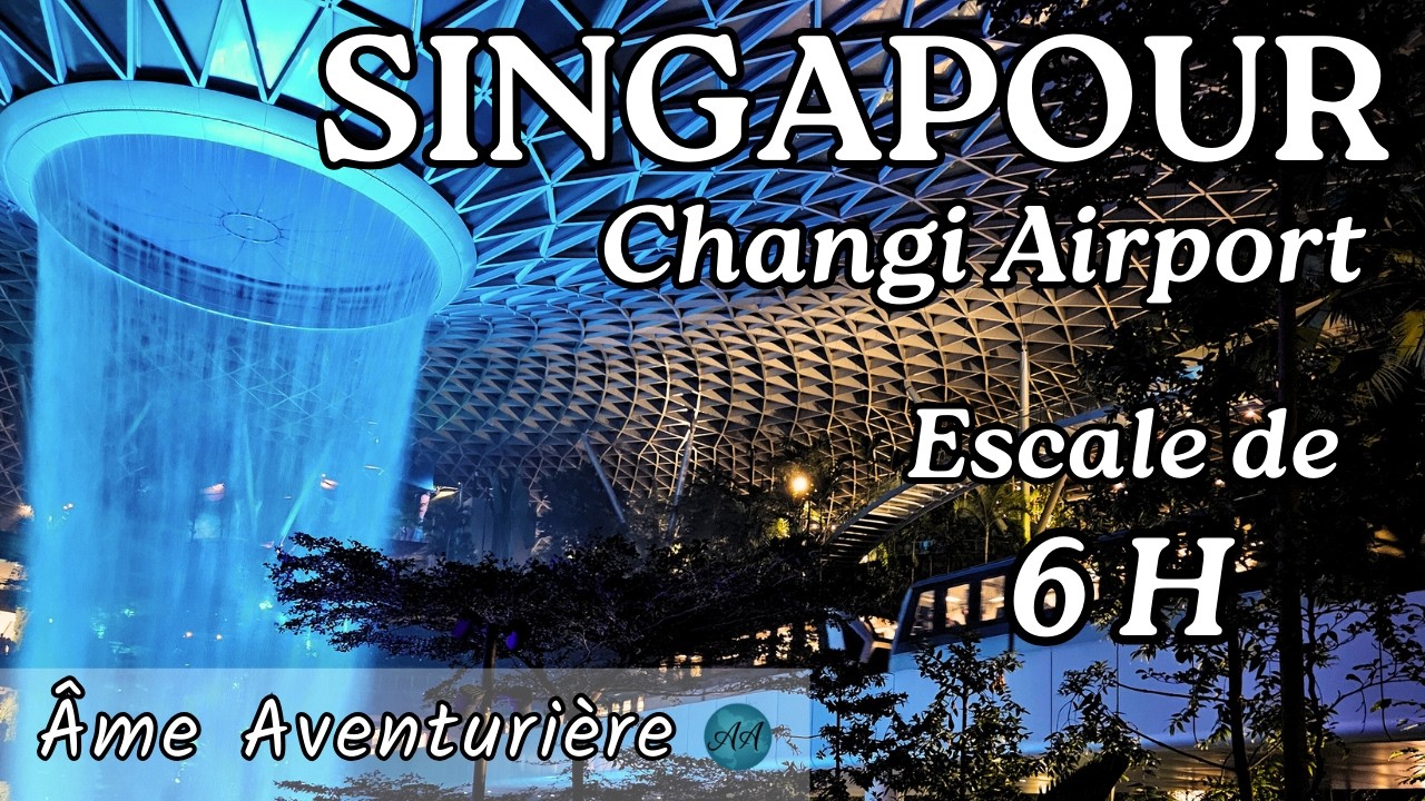 Escale à Singapour | Changi Airport en 6h • Jewel Rain Vortex