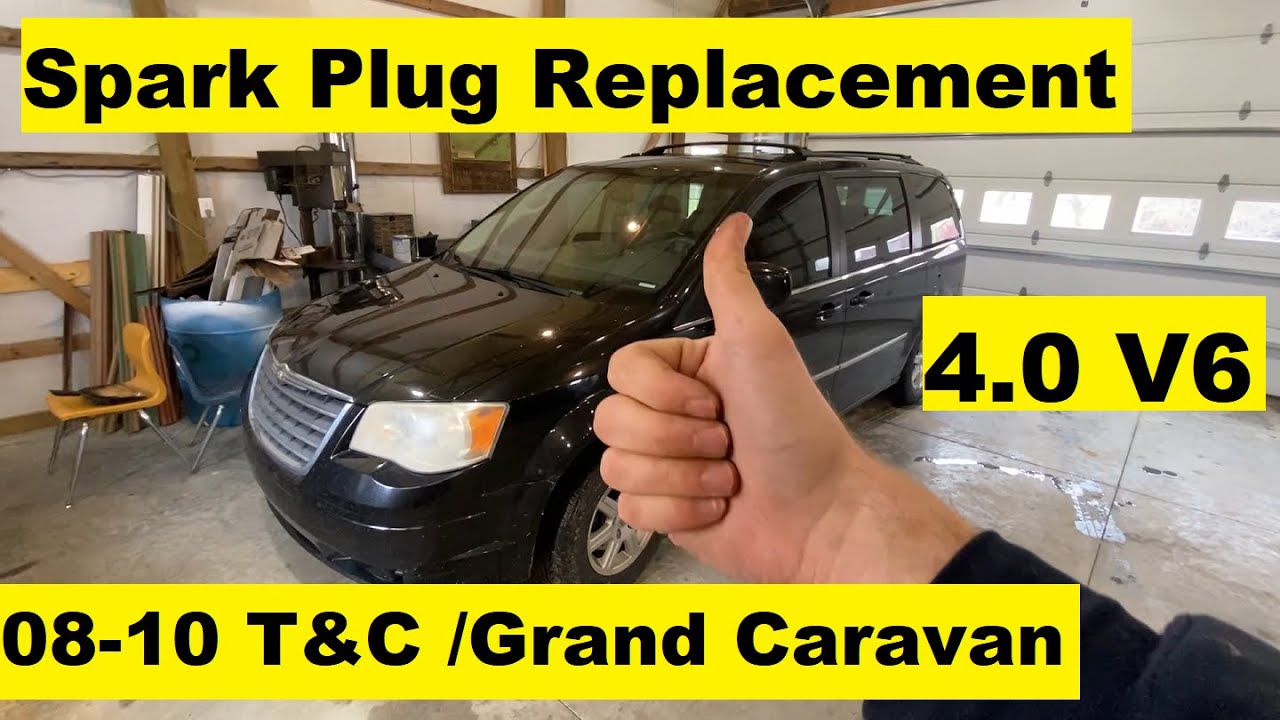 Change Spark Plugs 4.0 v6 Chrysler Town and Country Dodge Grand