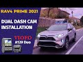 Hardwire Dash Cam Installation on my Toyota RAV4 Prime 2021  - VIOFO A129 DUO