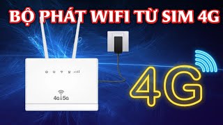 Bộ phát sóng wifi TỐC ĐỘ CAO từ sim 4G CPE R311 PRO 2 anten bắt sóng cực mạnh