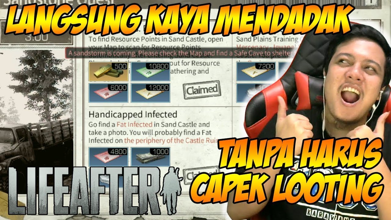 Rahasia Agar Cepat Kaya Di Game LifeAfter !! Life After  