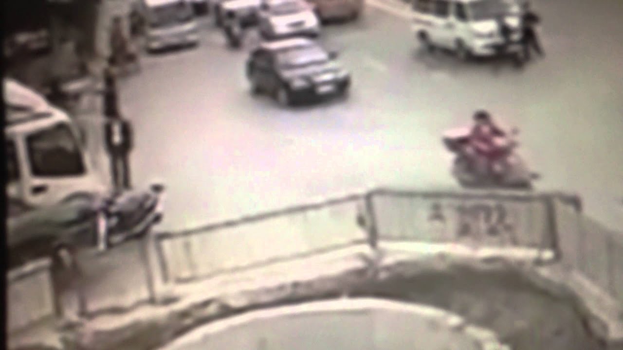 funny Scooter accident YouTube