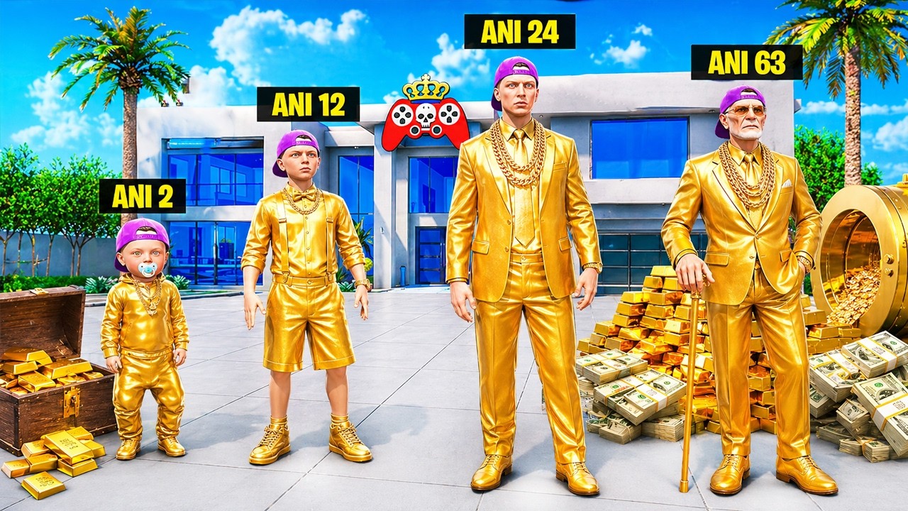 VIATA de MILIARDAR 99 de ANI in GTA 5!