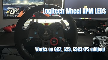 LOGITECH G27, G29, and G923 FH5 RPM LEDS TUTORIAL (tutorial and irl showcase)