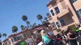 Mexican Gang Members tells BLACK LIVES MATTER protesters to F*ck off and bangs on em