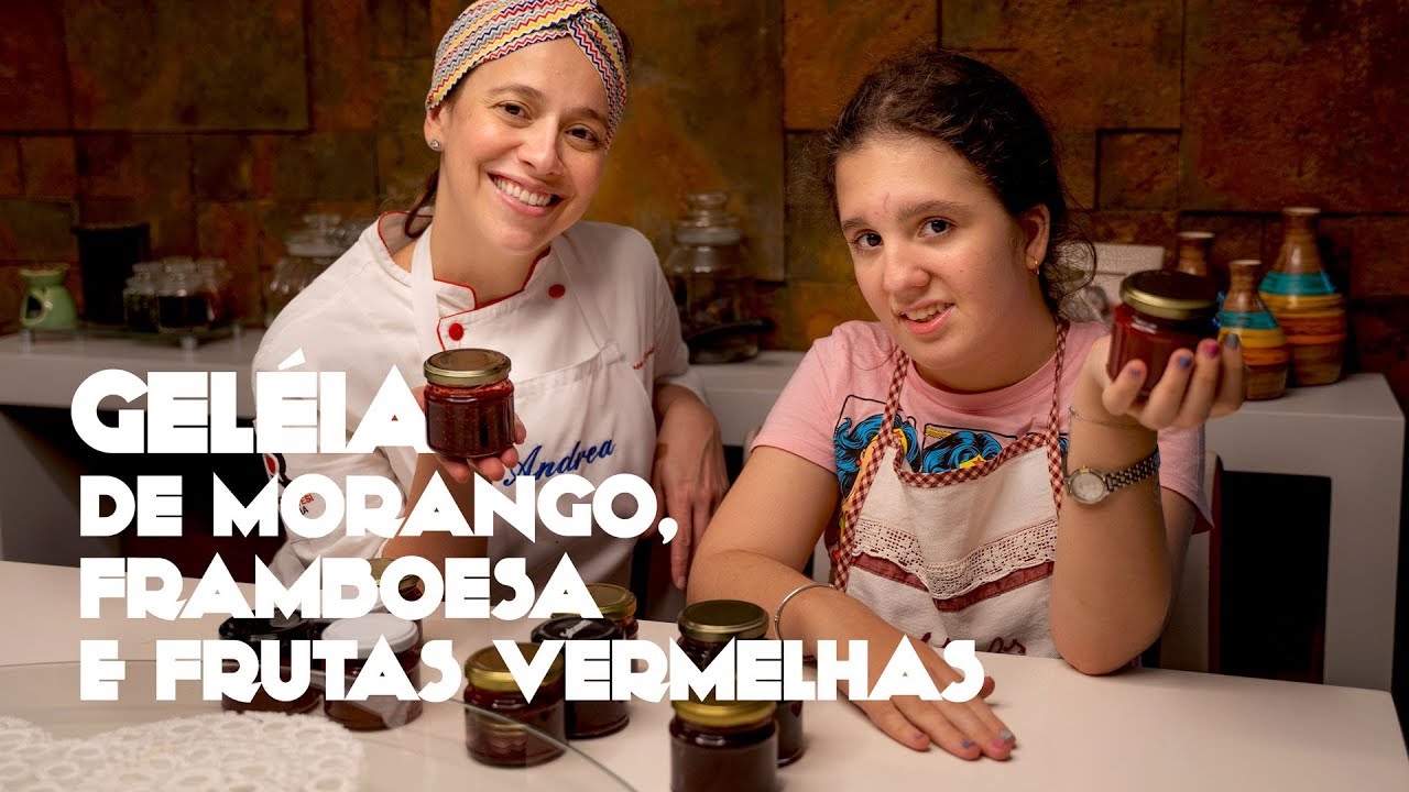 Geléia de Morango, Framboesa e Frutas Vermelhas! #CozinhandocomMafê