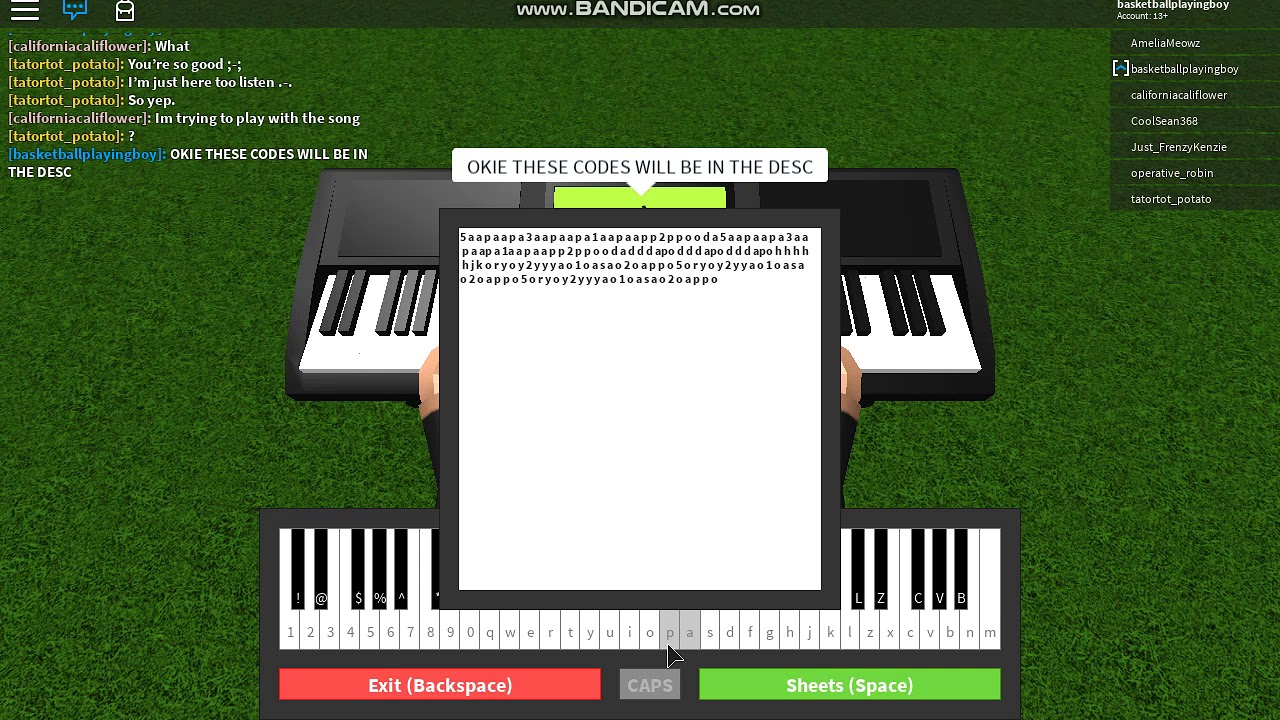 (2) Roblox music sheet notes!! - YouTube