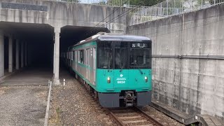 神戸市営地下鉄6000形 総合運動公園駅 入線シーン