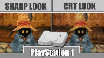 Sharp Look vs CRT Look : Final Fantasy 9 XI PS1 4K | Retro Games Pixelart | RetroTINK 5x