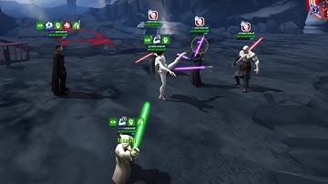 GAC [3v3] : Padme-Gideon-Yoda vs Traya-Omicron [SWGoH] [Counter]