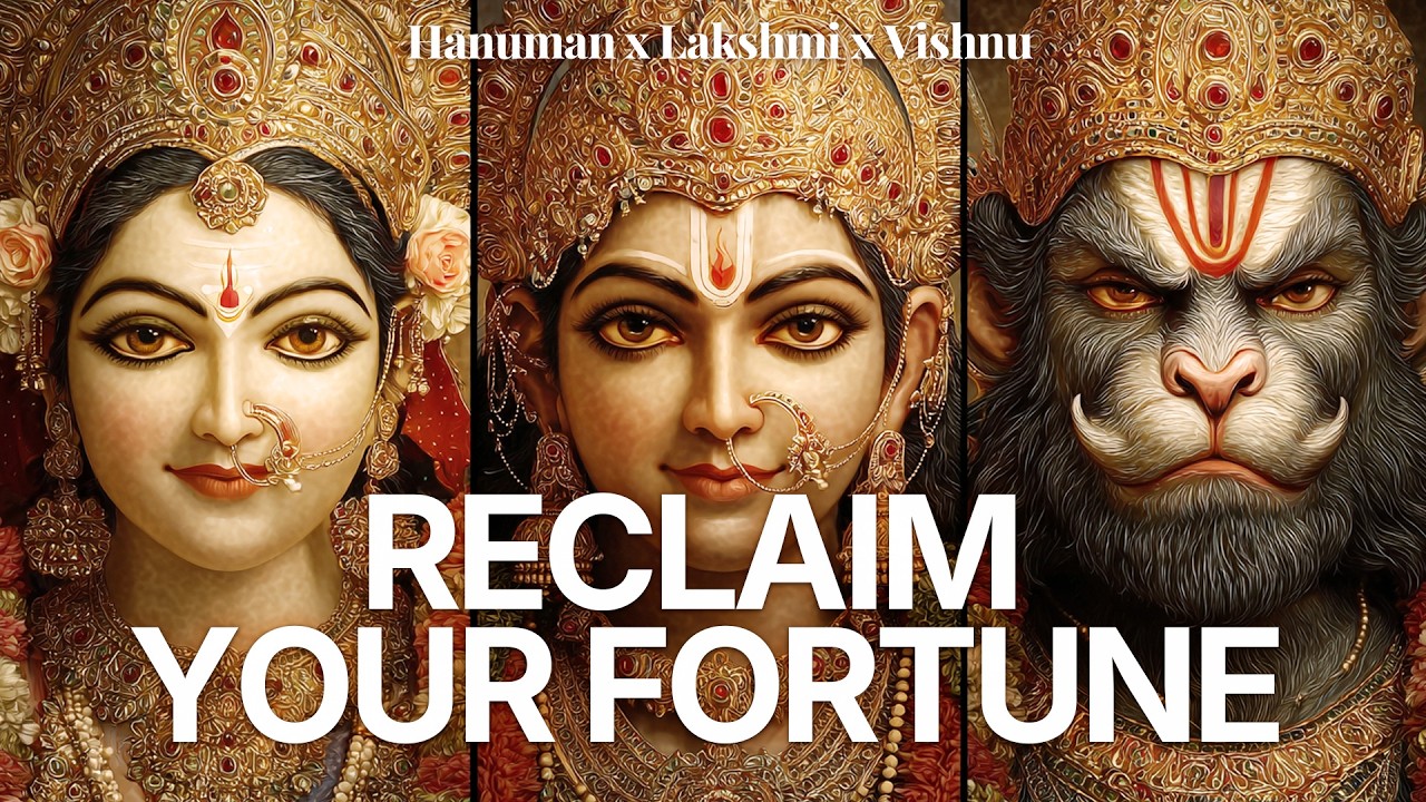 Restore Your Wealth: Powerful Money Mantra to Break Financial Blocks | Hanuman x Lakshmi x Vishnu