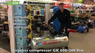 Airpress compressor GK 600-200 Pro - BTN de Haas (732064)