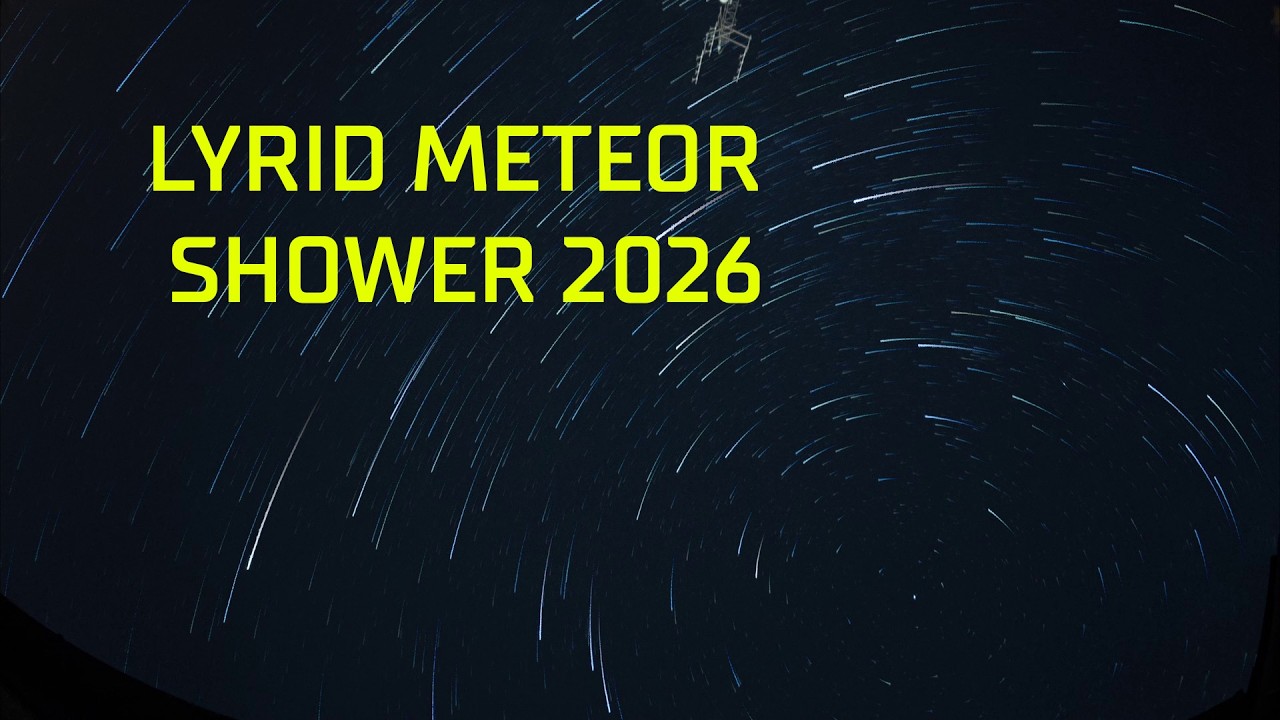 LYRID Meteor Shower 2026 | Star Trail Time Lapse Backyard