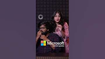 Got 10 seconds to solve a Microsoft-style interview question? 🧐