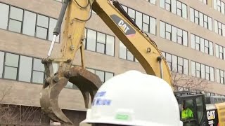Demolitions begin in Detroit's Lafayette Park