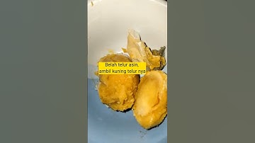 Indomie hack, indomie goreng & kuning telur asin (recook dari video org)