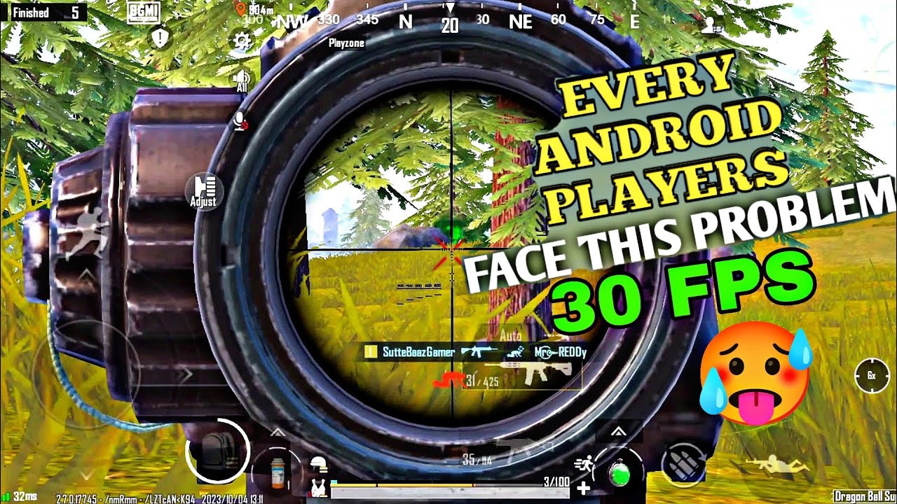 EVERY ANDROID PLAYER FACE THIS PROBLEM IN BGMI 30fps 🥵 ...