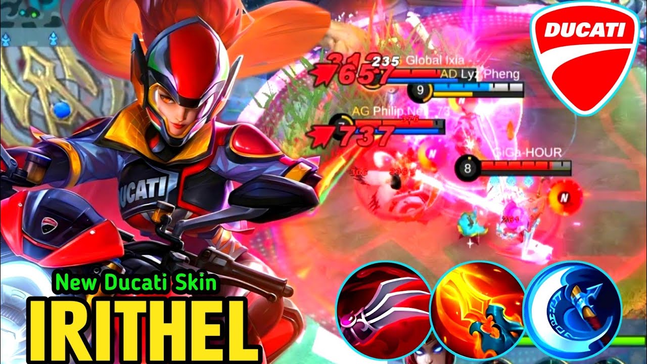 IRITHEL MONSTER SP RIDER DUCATI SKIN / Irithel New Skin Ducati ~ Mobile Legends √