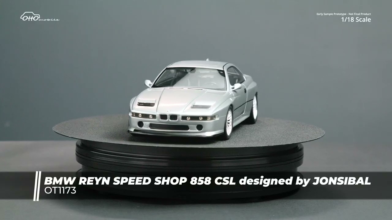 video Machetă BMW Reyn Speed Shop 858 CSL designed by Jonsibal 1:18 Otto Models