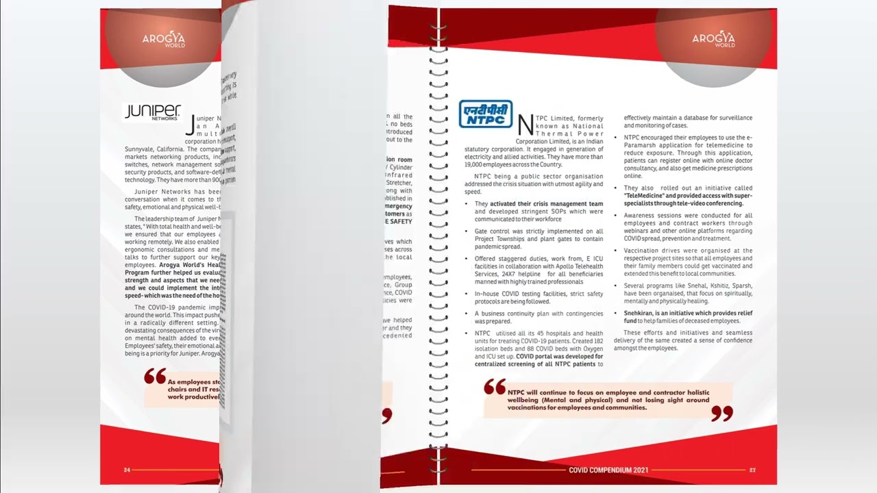 Arogya World Compendium 2021 - Launch 20 Dec 2021