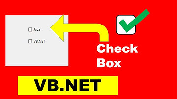 How to use Check BOx in vb.net | Check box in vb.net | vb.net