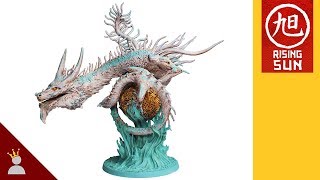 Rising Sun Painting: River Dragon