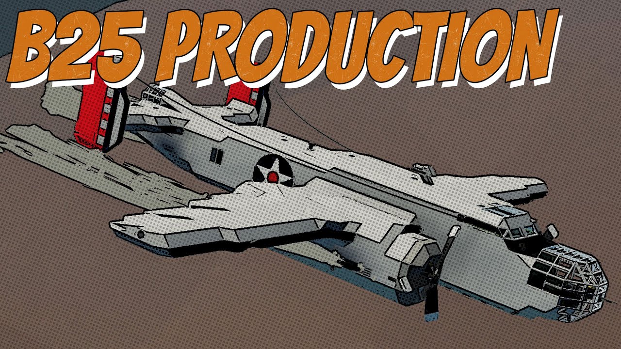 B-25 Mitchell Production Model v2023 - YouTube