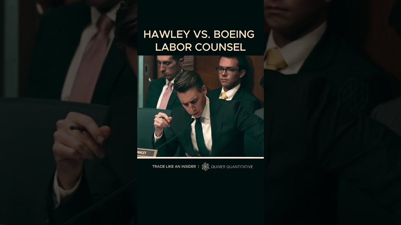 Senator Josh Hawley just grilled the Chief Labor Counsel at Boeing