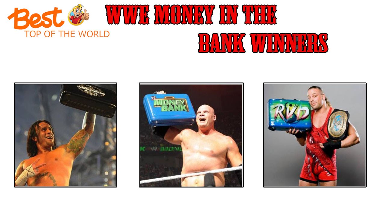 Best Top 8 WWE Money in the Bank Winners Wrestlers - YouTube