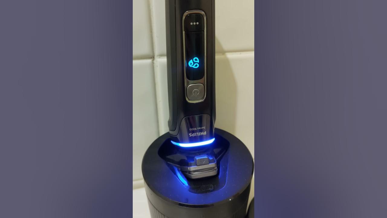 Philips 9000 Series cleaning pod in action!! YouTube