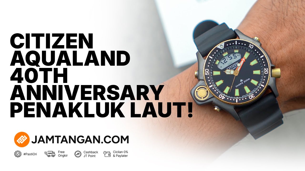 Pelopor Depth Sensor Analog-digital! Review Citizen Promaster JP2008-06E Aqualand 40th Anniversary!