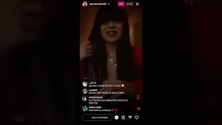 Ayesha Erotica plays her song Tipsy On The Dancefloor on instagram live (31/12)