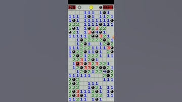Losing in minesweeper in less than a second